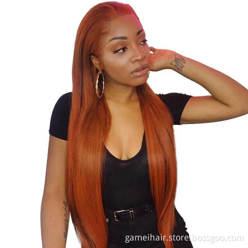 silky straight with bangs two color free full lace wig sample ash blonde ombre 613 human hair lace front wig